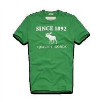 heren abercrombie and fitch korte tees since 1892 quality goods groen Overhemd Casual ighkp750